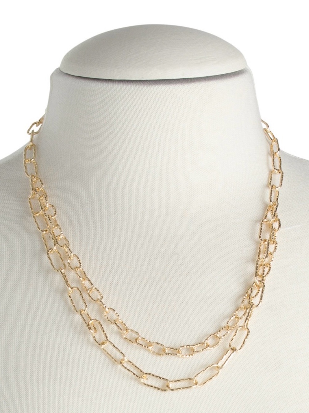 Rebecca Minkoff Goldtone Layered Link Necklace